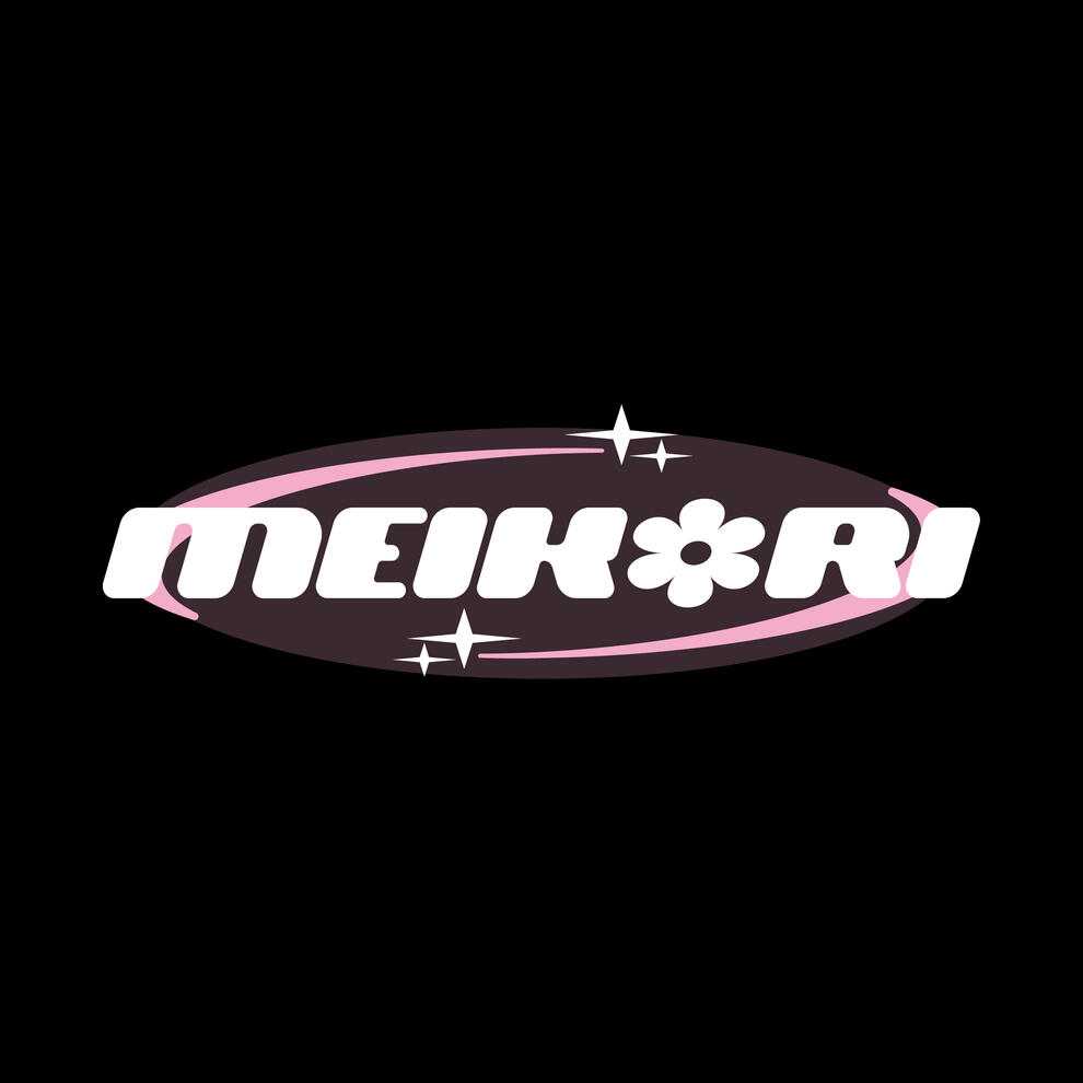 @meikori • Retro Logo (Black Ver.)