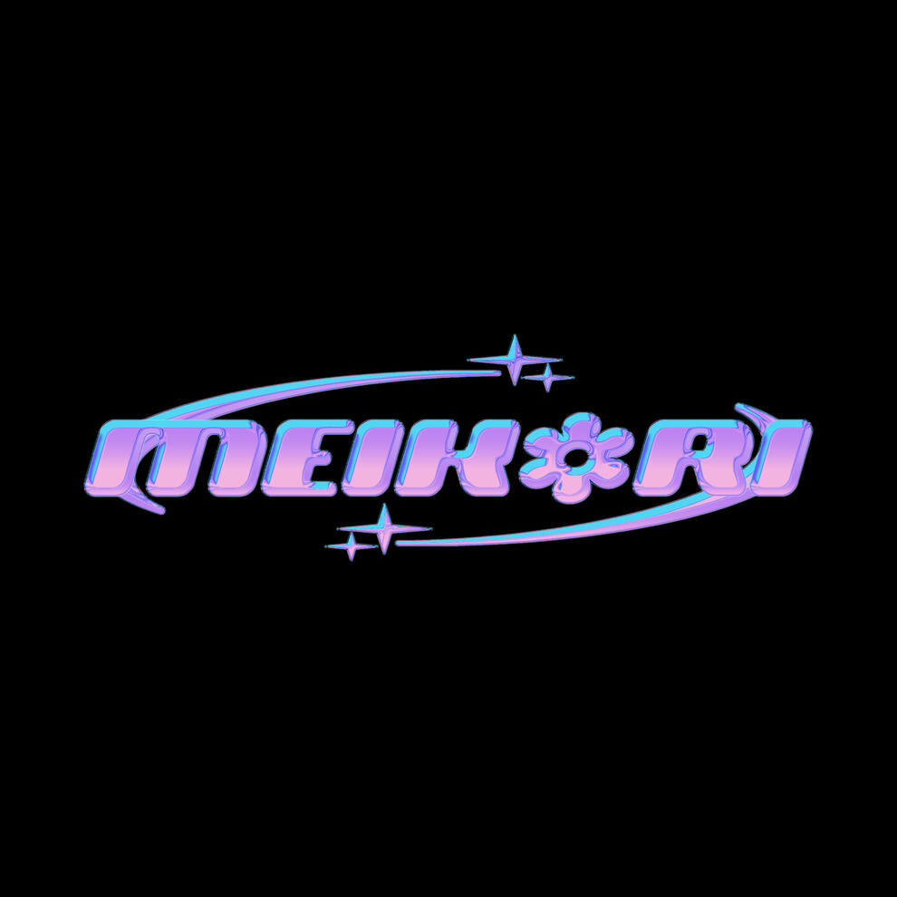@meikori • Retro Logo (Chrome Ver.)